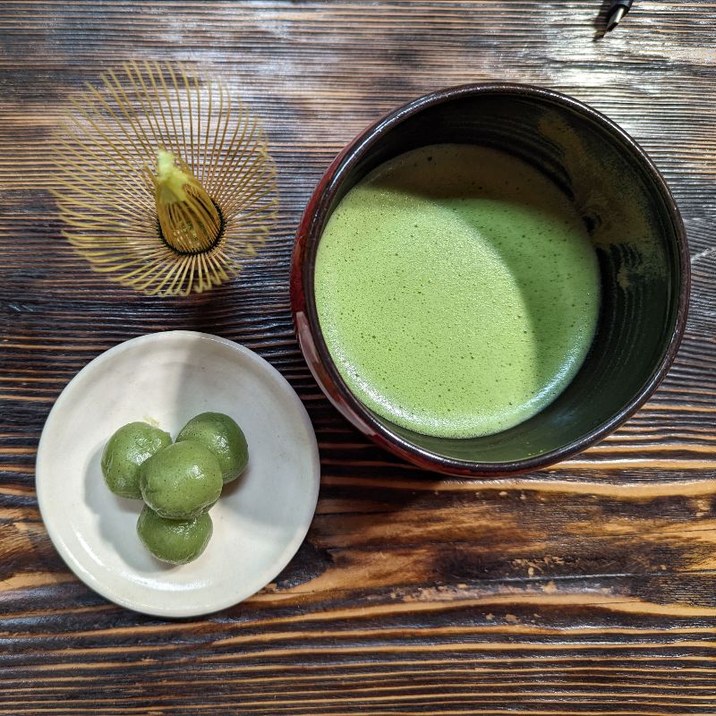 Froth in your maccha