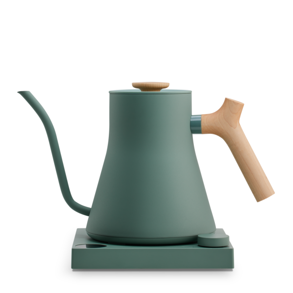 Temperature Variable Gooseneck Kettle (Fellow Stagg EKG 120V) w/ wooden handle